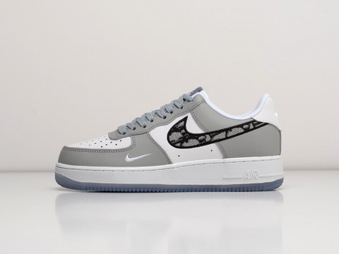 Женские кроссовки Nike x Dior Air Force 1 Low WMNS серые Женские кроссовки Nike x Dior Air Force 1 Low WMNS серые