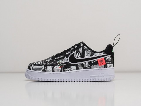 Женские кроссовки Nike Air Force 1 Low WMNS Worldwide черные Женские кроссовки Nike Air Force 1 Low WMNS Worldwide черные