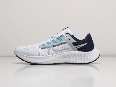 Мужские кроссовки Nike Air Zoom Pegasus 38 White Midnight Navy белые