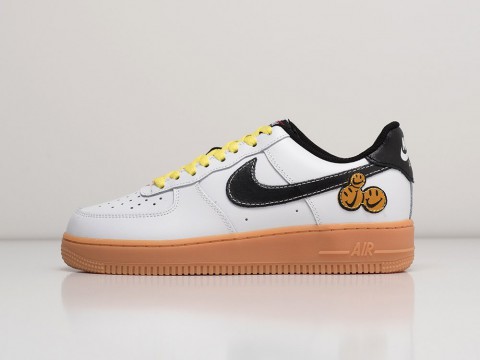 Nike Air Force 1 Low Go The Extra The Smile White / Black / Tour Yellow / Gum Light Brown