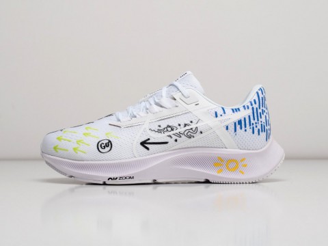 Мужские кроссовки Nike Air Zoom Pegasus 38 White / Hyper Royal / Yellow - фото