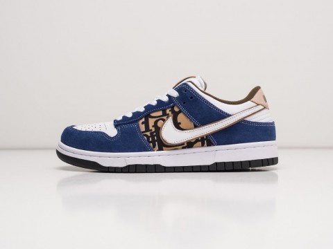 Nike Dior x SB Dunk Low синие - фото Nike Dior x SB Dunk Low синие - фото