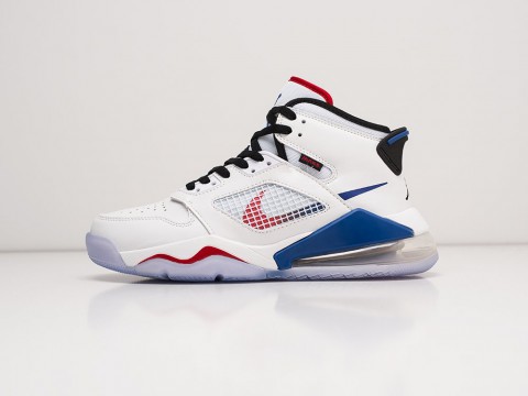 Мужские кроссовки Nike Jordan Mars 270 White / Blue / Red (40-45 размер)