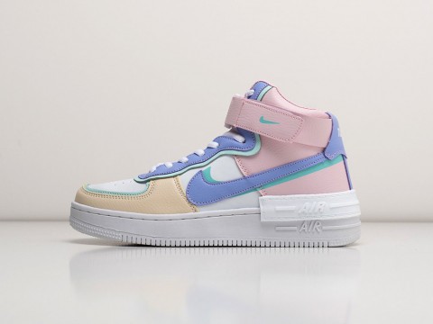 Nike Air Force 1 Shadow High WMNS White / Pink / Beige / Blue