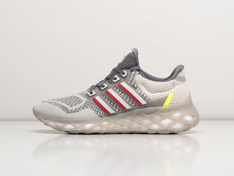 Adidas Ultra boost Web DNA Grey / White / Red