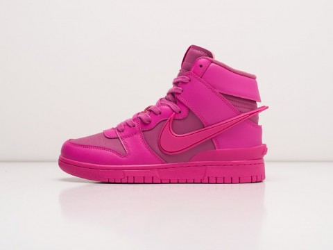 Nike x AMBUSH SB Dunk High WMNS Cosmic Fuchsia Active Fuchsia / Lethal Pink