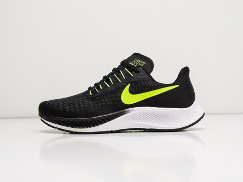 Мужские кроссовки Nike Zoom Pegasus 37 Black / White / Yellow (40-45 размер)