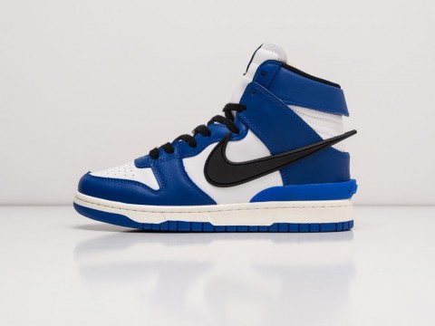 Женские кроссовки Nike x AMBUSH SB Dunk High WMNS синие