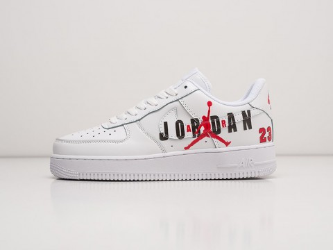 Мужские кроссовки Nike Air Force 1 Low His Majesty White / Red AR22095