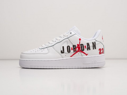 Nike Air Force 1 Low His Majesty белые кожа мужские (40-45)