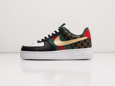 Nike x Gucci Air Force 1 Low WMNS Black / White / Green / Red