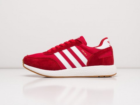 Мужские кроссовки Adidas Iniki Runner Boost Red / White / Gum (40-45 размер)
