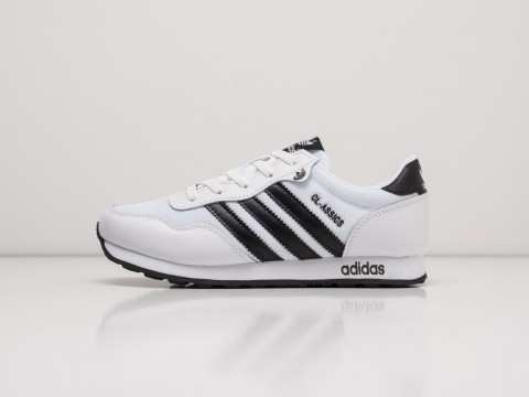 Мужские кроссовки Adidas CL-ASSICS White / Black (40-45 размер)