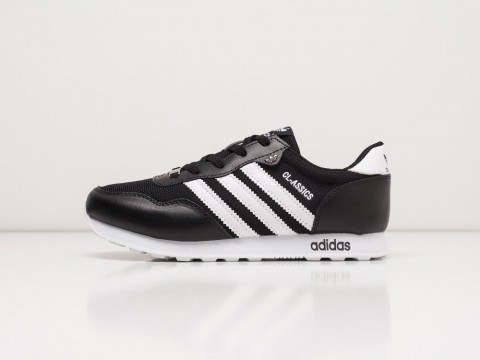 Мужские кроссовки Adidas CL-ASSICS Black / White / White - фото