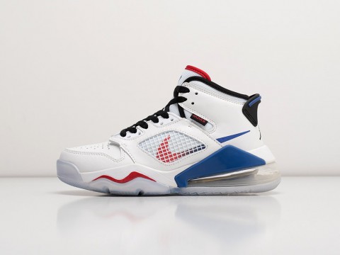 Женские кроссовки Nike Jordan Mars 270 WMS White / Blue / Red (36-40 размер)