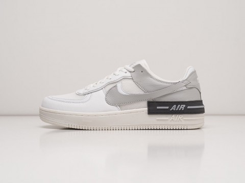 Мужские кроссовки Nike Air Force 1 Shadow White / Grey / Black (40-45 размер)