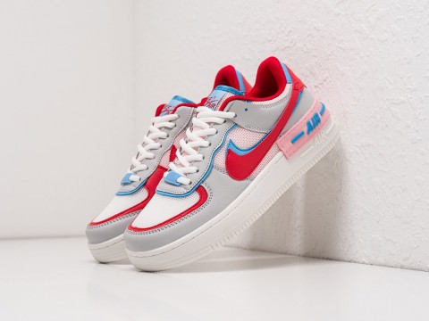 nike air force 1 shadow white red and blue