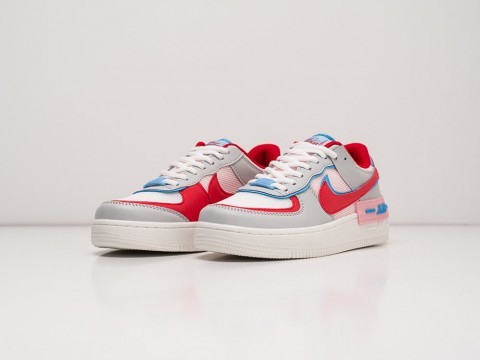 nike air force 1 shadow white red and blue