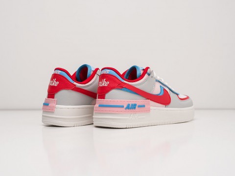 nike air force 1 shadow white red and blue