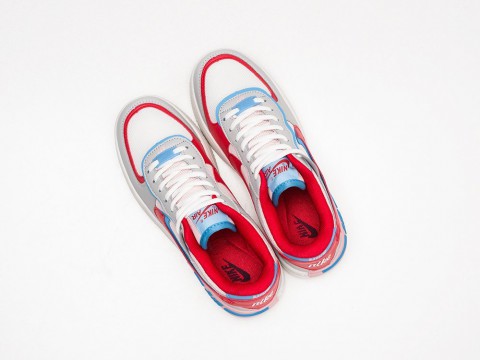 nike air force 1 shadow white red and blue