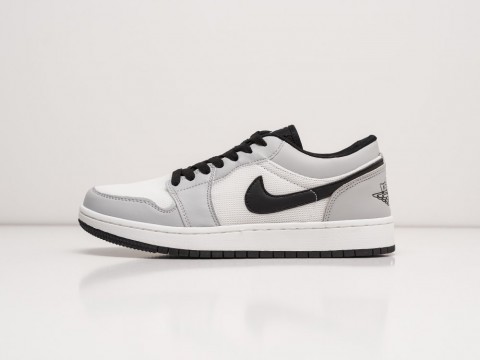 Мужские кроссовки Nike Air Jordan 1 Low Grey / White / Black (40-45 размер)