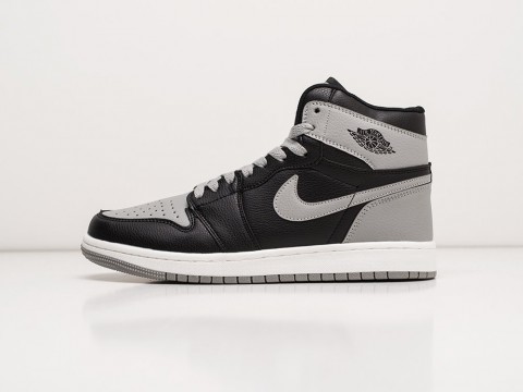 Мужские кроссовки Nike Air Jordan 1 Black / Grey / White (40-45 размер)