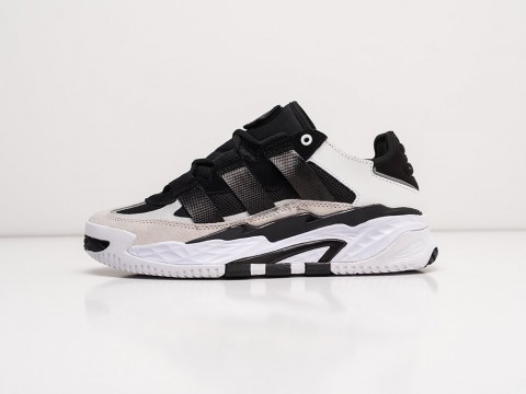 Мужские кроссовки Adidas Niteball White / Black (40-45 размер)