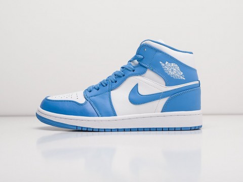 Мужские кроссовки Nike Air Jordan 1 голубые Мужские кроссовки Nike Air Jordan 1 голубые