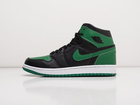 Мужские кроссовки Nike Air Jordan 1 Green / Black / White (40-45 размер)