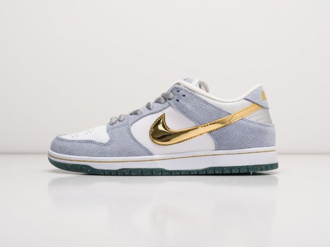 Мужские кроссовки Nike SB Dunk Low Sean Cliver белые Мужские кроссовки Nike SB Dunk Low Sean Cliver белые
