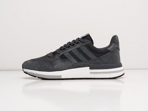 Мужские кроссовки Adidas ZX 500 RM Grey / Black / White (40-45 размер)