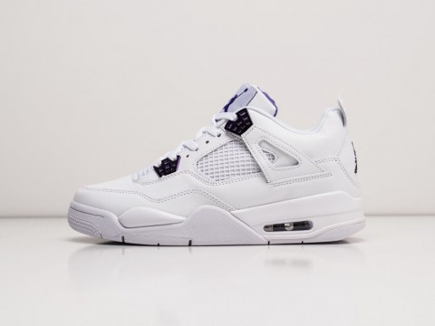 Мужские кроссовки Nike Air Jordan 4 Retro белые Мужские кроссовки Nike Air Jordan 4 Retro белые