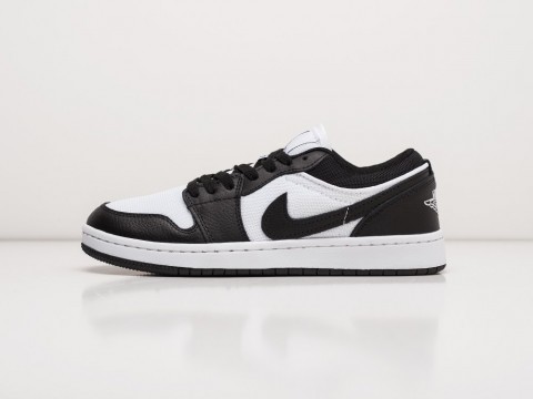 Мужские кроссовки Nike Air Jordan 1 Low Black / White (40-45 размер)