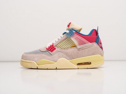 Мужские кроссовки Nike Air Jordan 4 Retro SP Union - Guava Ice бежевые Мужские кроссовки Nike Air Jordan 4 Retro SP Union - Guava Ice бежевые