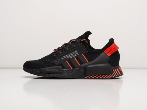 Мужские кроссовки Adidas NMD R1 V2 Black / Infrared (40-45 размер)