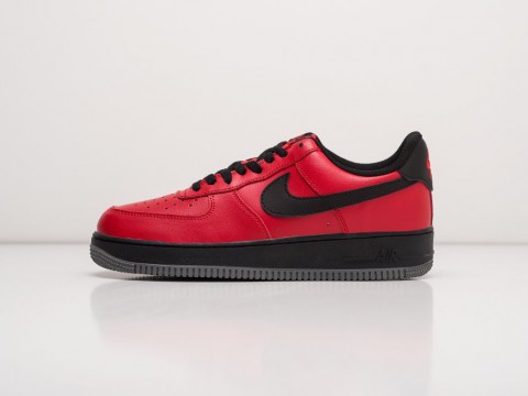 Nike Air Force 1 Low красные кожа мужские (40-45)