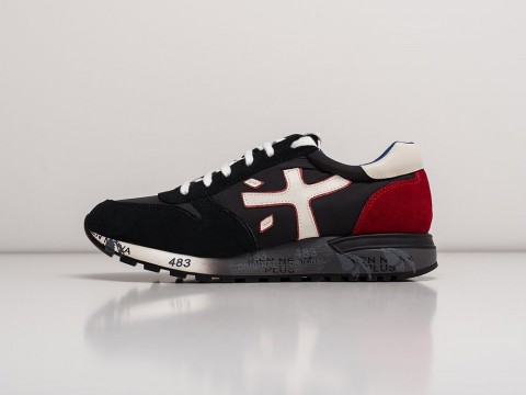 Premiata Eric Black / White / Red артикул 22660