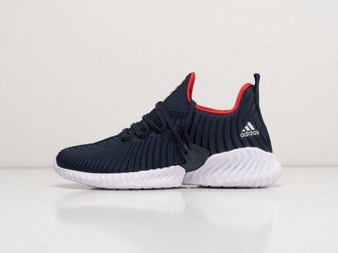 Мужские кроссовки Adidas Alphabounce Instinct Navy Blue / White / Red (40-45 размер)