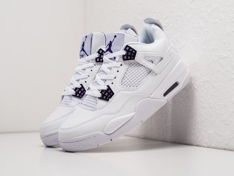 Женские кроссовки Nike Air Jordan 4 Retro белые Женские кроссовки Nike Air Jordan 4 Retro белые