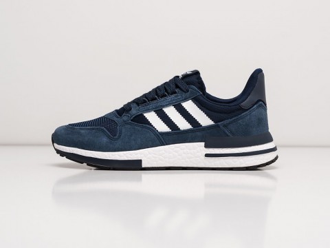 Adidas ZX 500 RM Navy Blue / White артикул 22772