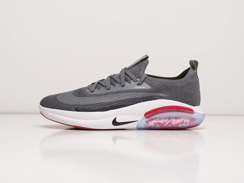 Nike Atomknit Grey / White / Red артикул 22790