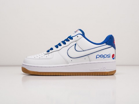 Nike Air Force 1 Low PEPSI белые кожа мужские (40-45) Nike Air Force 1 Low PEPSI белые кожа мужские (40-45)