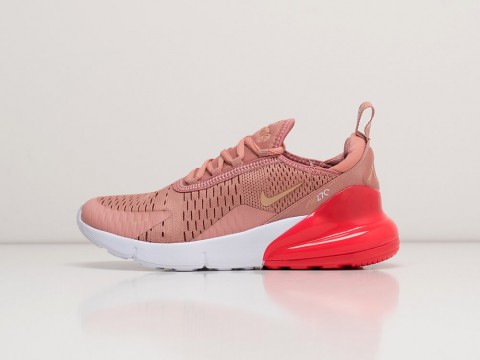 Женские кроссовки Nike Air Max 270 WMNS Pink / White / Red - фото