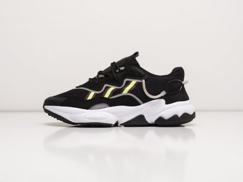 Женские кроссовки Adidas Ozweego Black / White / Neon Green (36-40 размер)