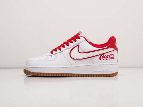 Nike Air Force 1 Low Coca Cola белые кожа мужские (40-45) Nike Air Force 1 Low Coca Cola белые кожа мужские (40-45)