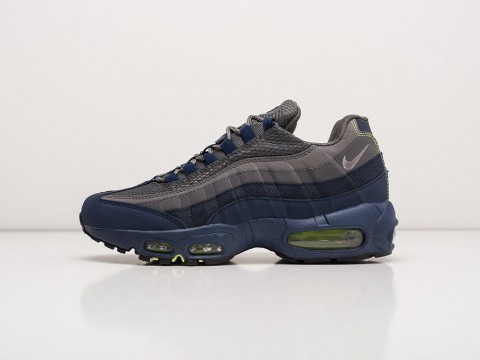 Nike Air Max 95 Grey / Navy Blue артикул 22965