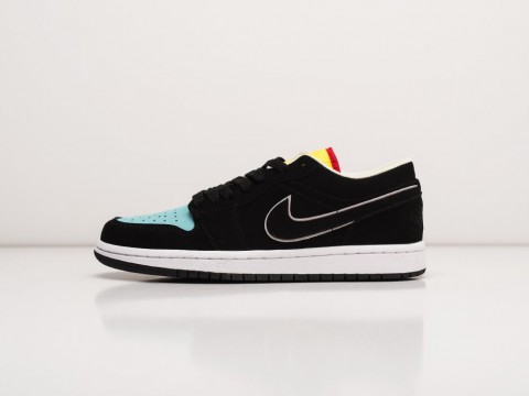 Nike Air Jordan 1 Low Se WMNS черные кожа женские (36-40) Nike Air Jordan 1 Low Se WMNS черные кожа женские (36-40)