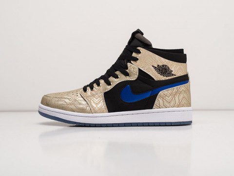 Nike Air Jordan 1 Zoom CMFT Gold Laser черные кожа мужские (40-45) Nike Air Jordan 1 Zoom CMFT Gold Laser черные кожа мужские (40-45)