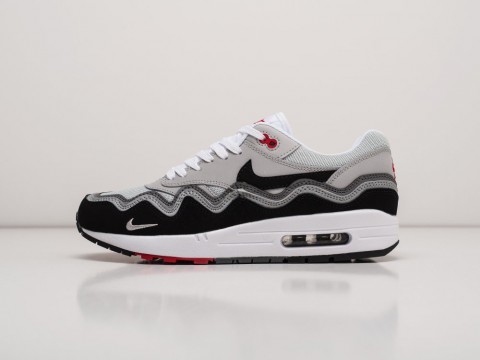 Мужские кроссовки Nike Air Max 1 x Patta Grey / Black / White - фото