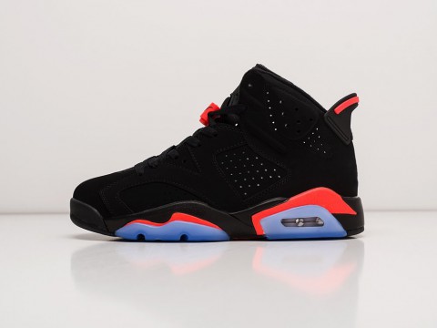 Мужские кроссовки Nike Air Jordan 6 Black / Red / Blue (40-45 размер)